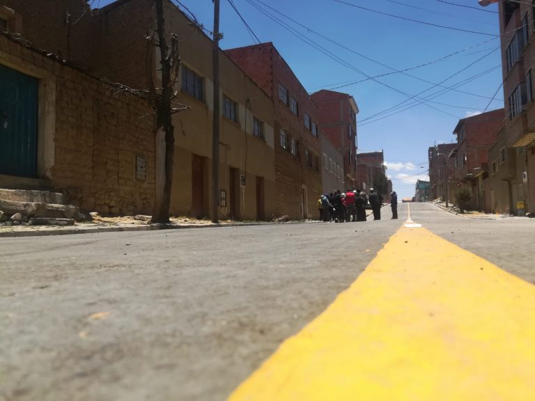 En 10 días la zona Alto Lima, Segunda Sección, estrenará el pavimento  flexible de la calle Illimani – El Alto